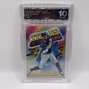 2026 Topps Series 1 Julio Rodriguez #TOG-20 Titans Of The Game Graded 10 Gem
